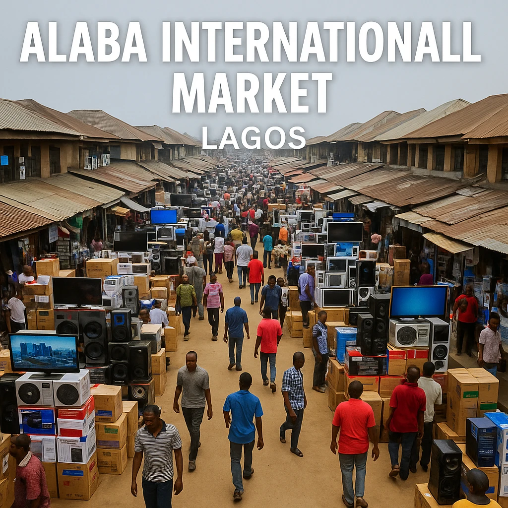 Electronics and home appliances market in Alaba Lagos